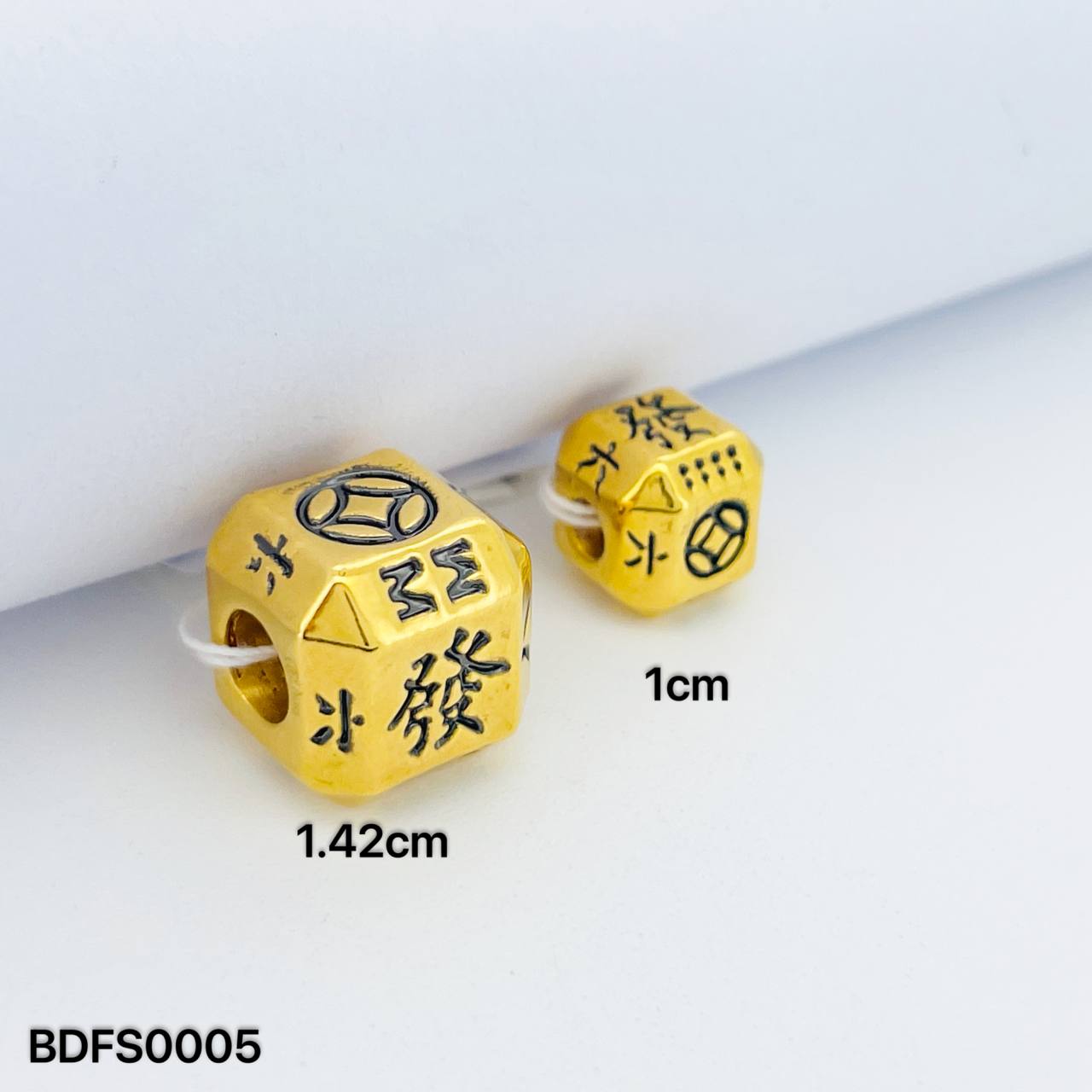 BEAD FESYEN 黑金八方来财隔离珠