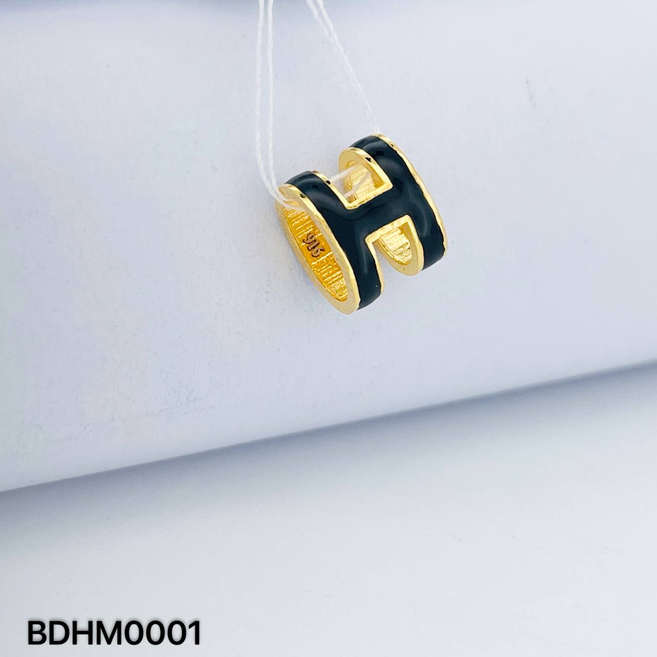 BEAD HERMES BLACK 黑色爱马仕隔离珠吊坠 thumbnail 2