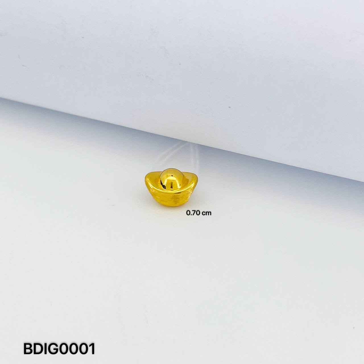 BEAD INGOT 足金元宝吊坠