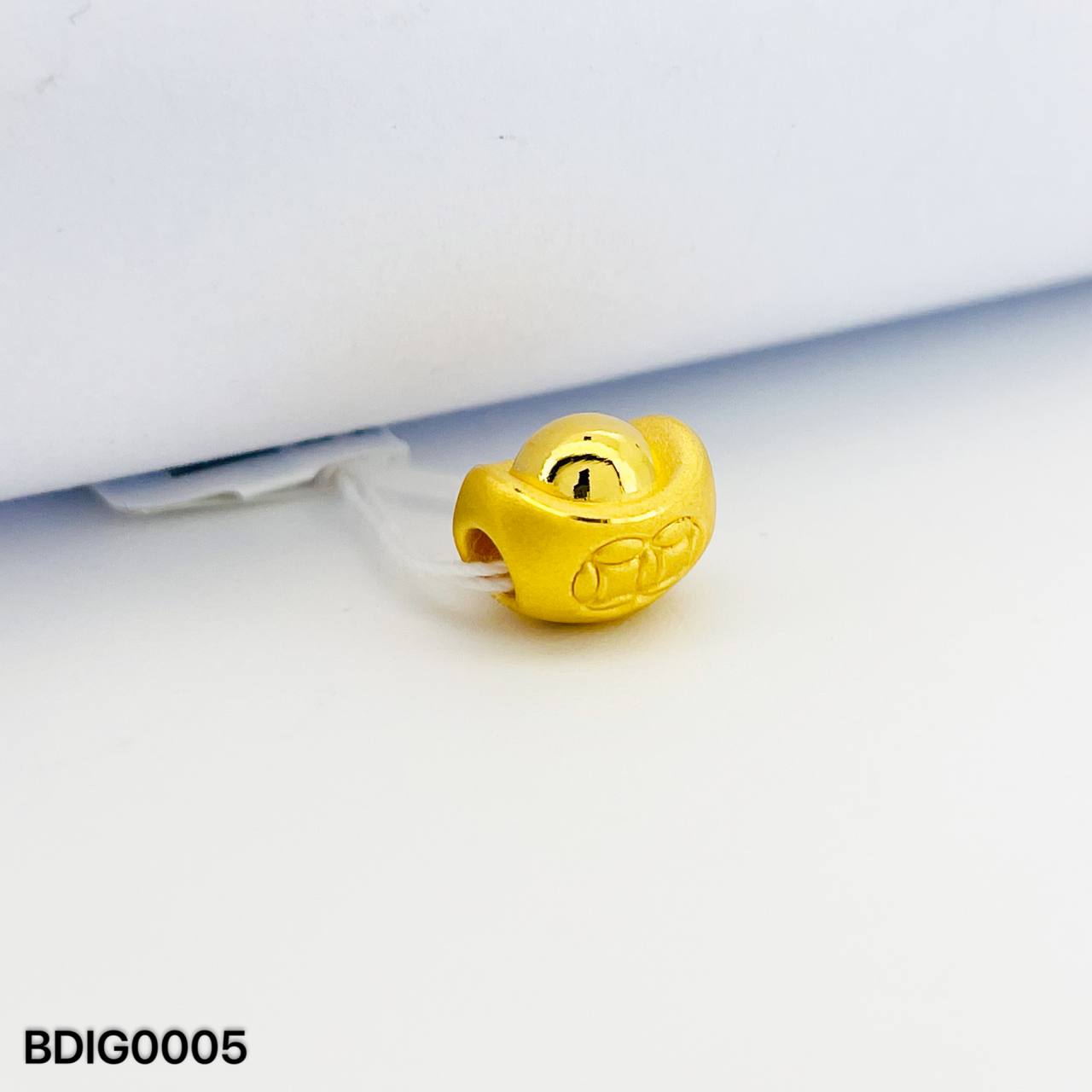 BEAD INGOT 足金元宝吊坠