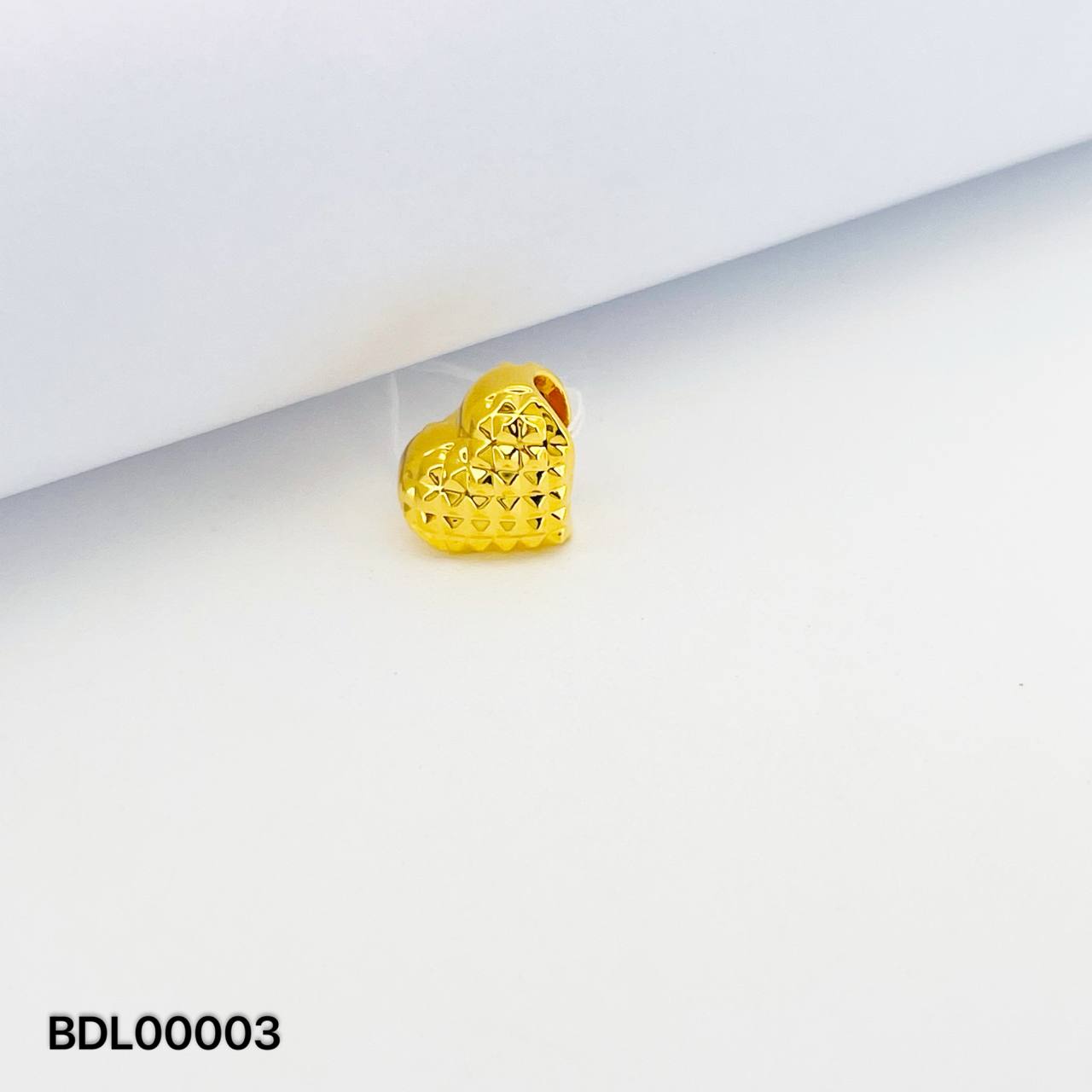 BEAD LOVE 硬金爱心隔离珠吊坠