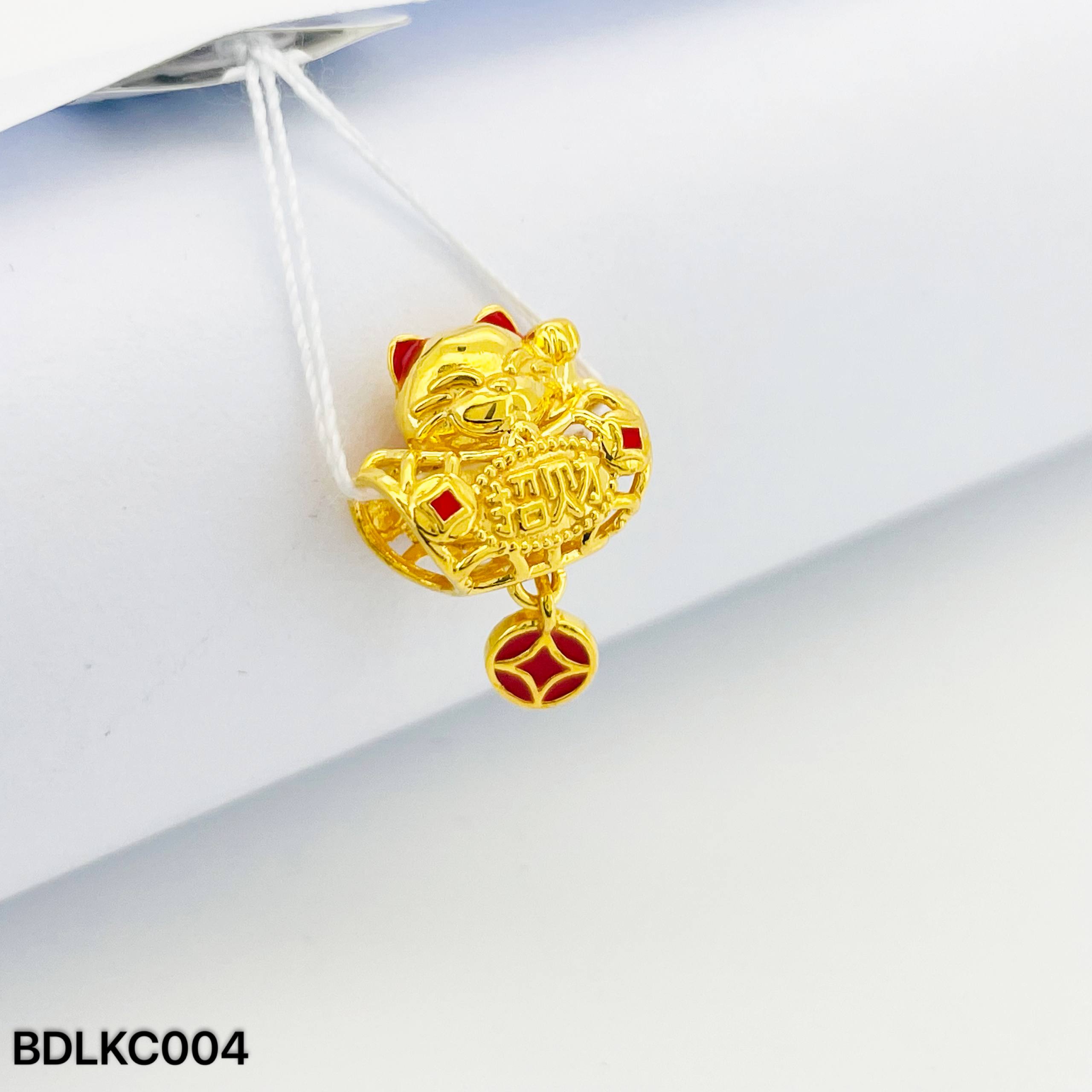 BEAD LUCKY CAT 招财猫吊坠