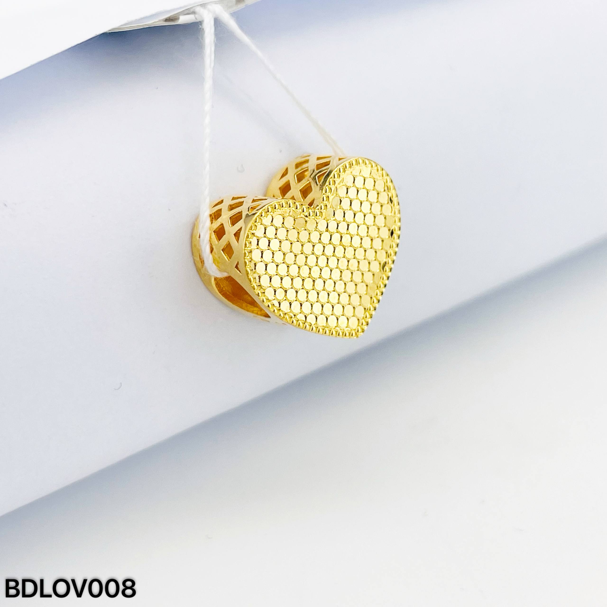 BEAD LOVE 蜂巢爱心隔离珠吊坠