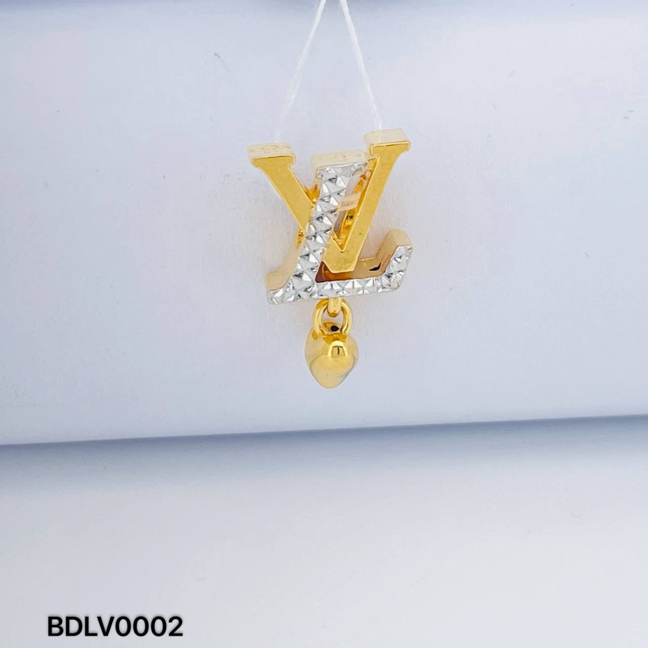 BEAD LV (2C) 硬金路易威登隔离珠吊坠