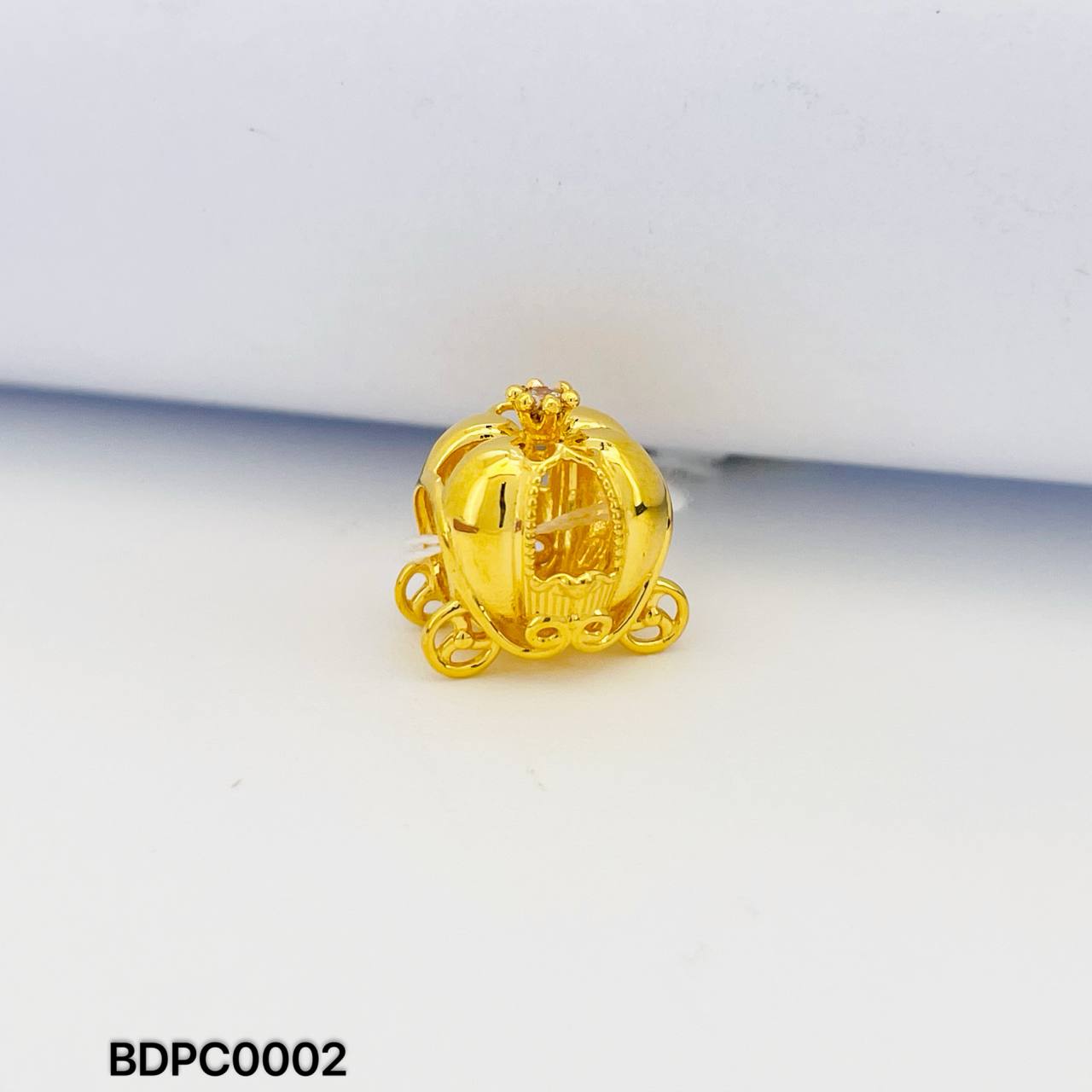 BEAD PUMPKIN CART 南瓜车隔离珠吊坠