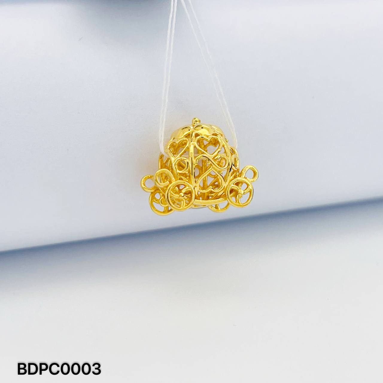 BEAD PUMPKIN CART 南瓜车隔离珠吊坠