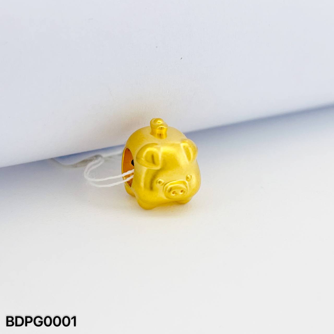 BEAD PIG 硬金小猪隔离珠吊坠