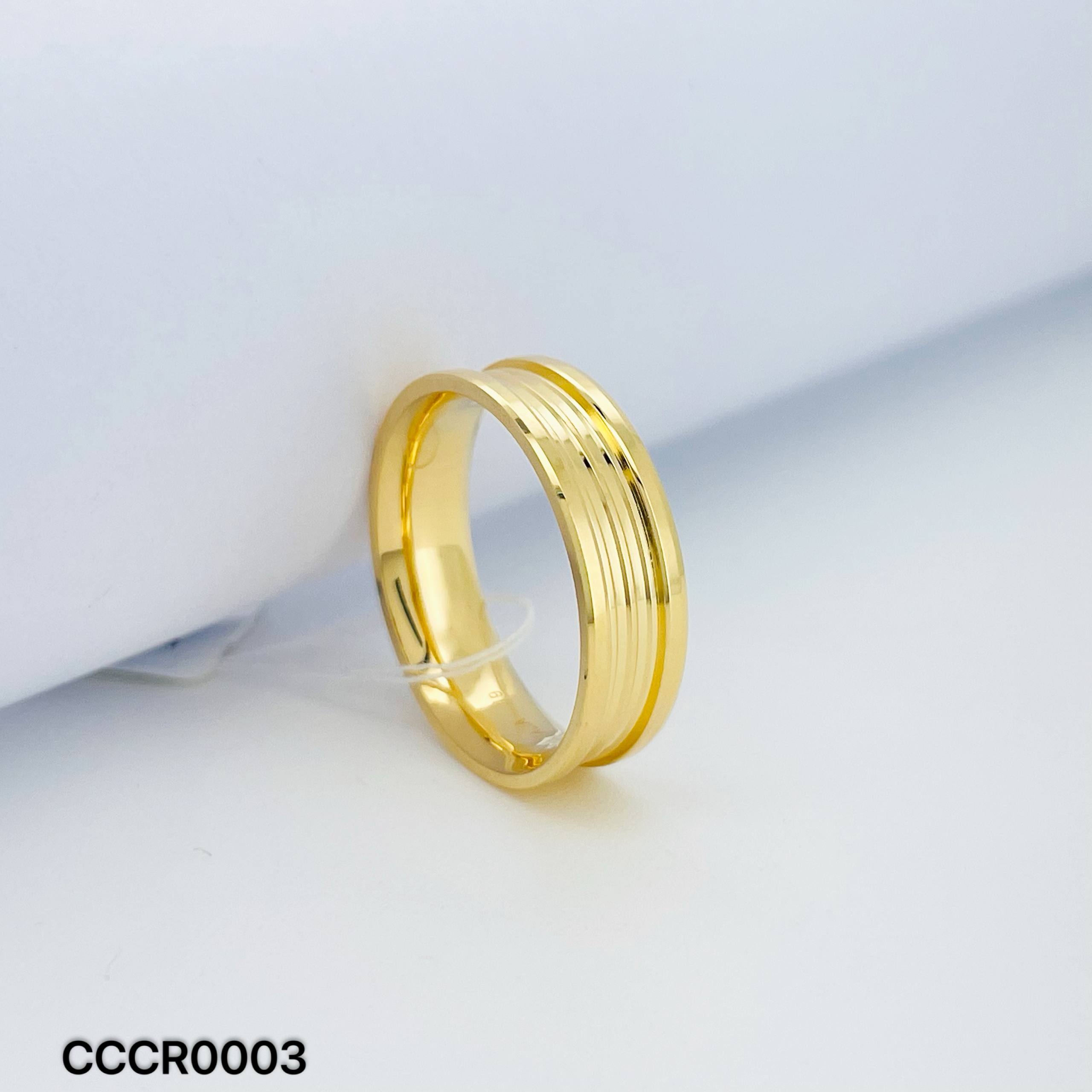 CC COMFORT RING (ITALIA) 条纹戒指