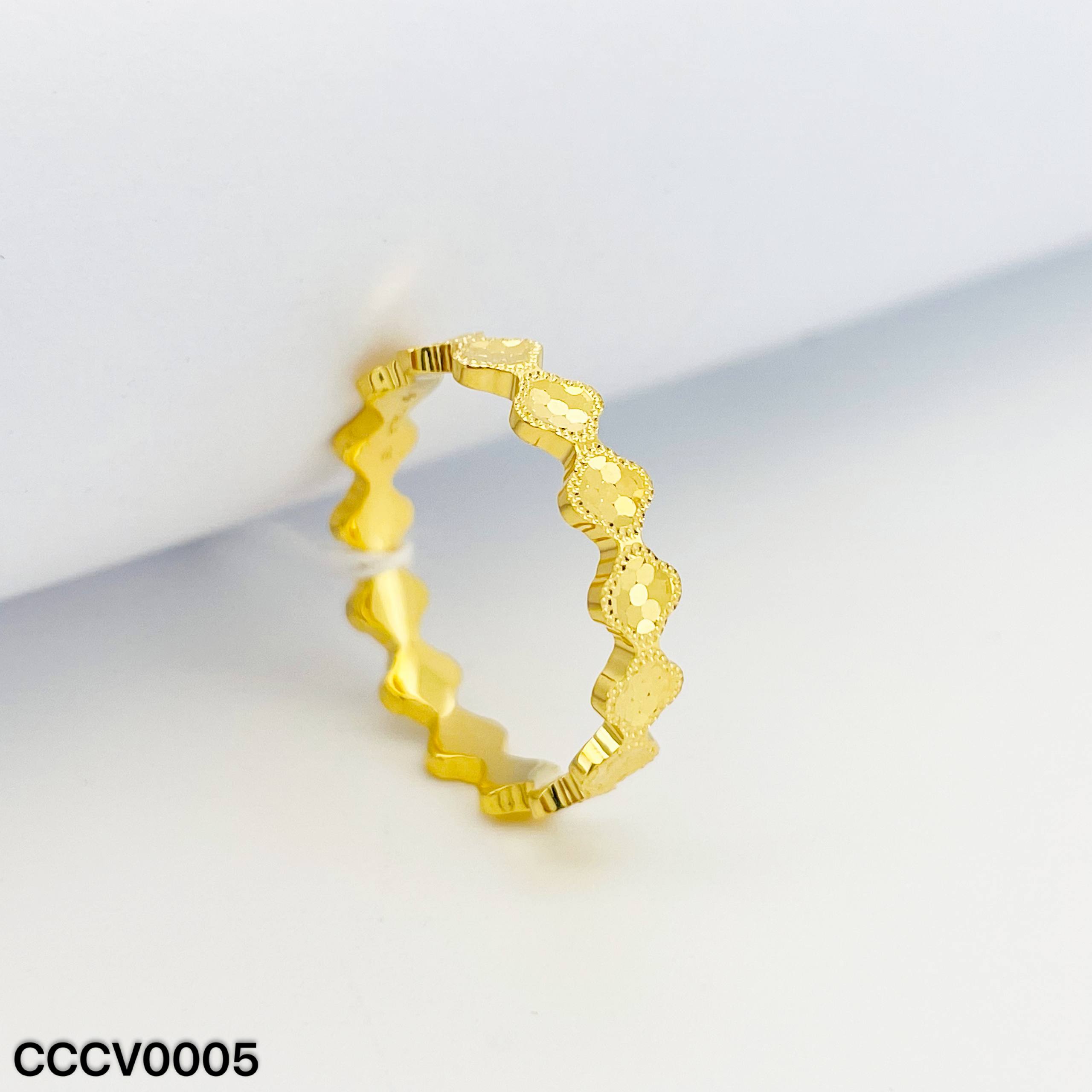 CC CLOVER (ITALIA) 四叶草碎碎冰戒指
