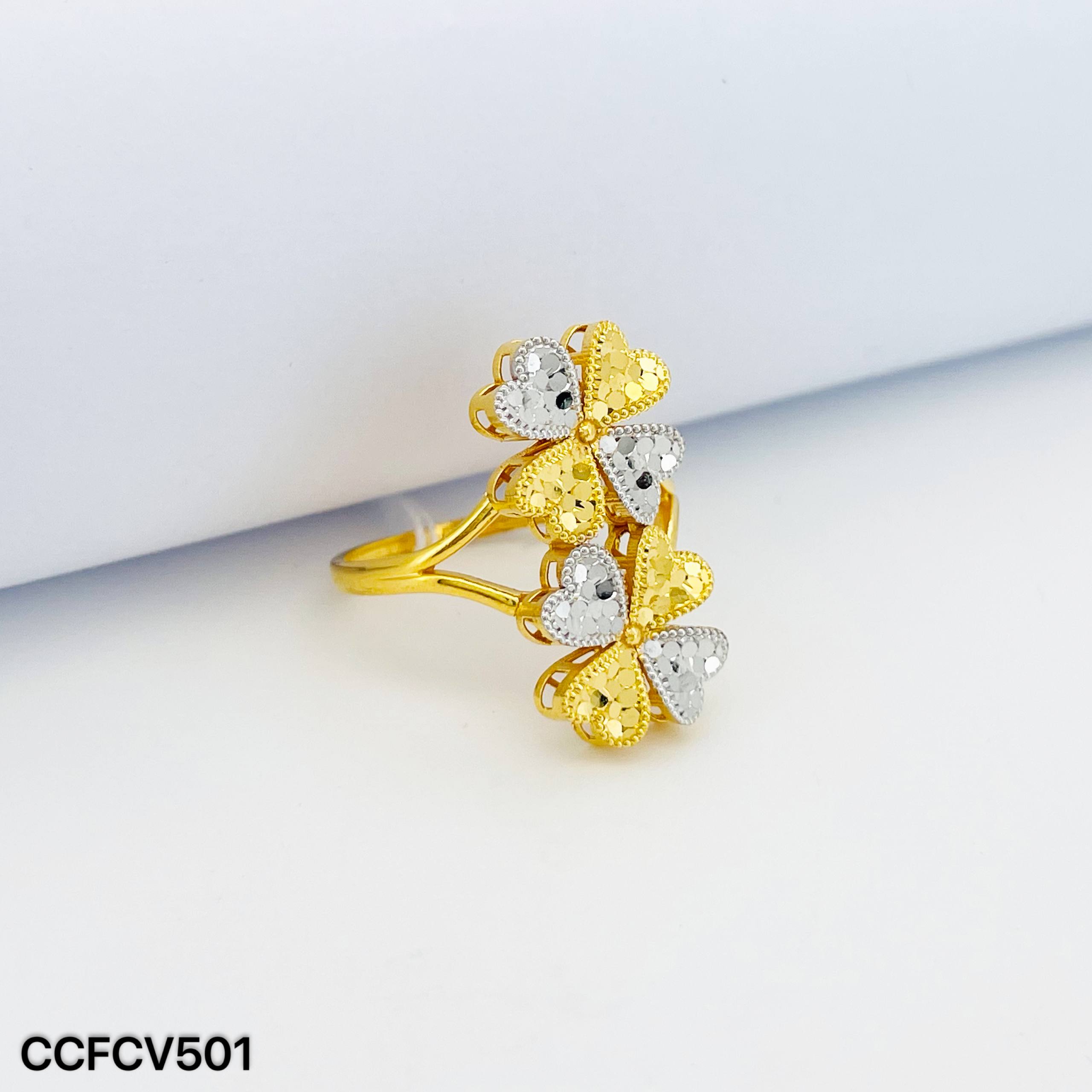 CC CLOVER 2C 2 LYR 四叶草戒指