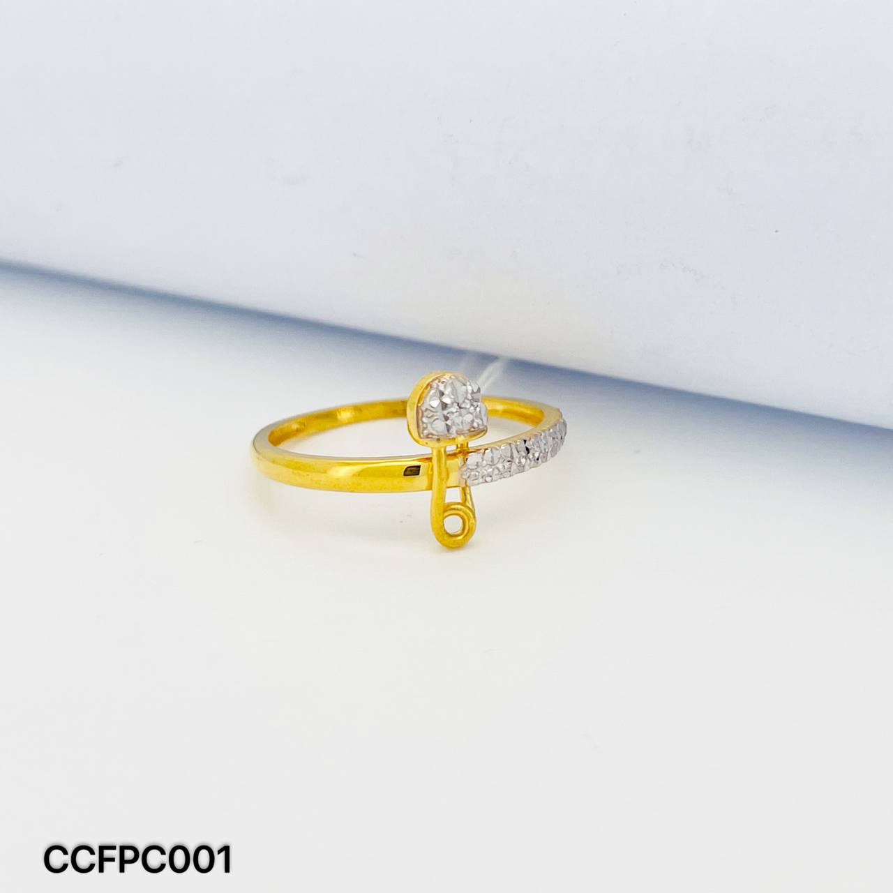 CC FESYEN PAPER CLIP 双色回形针戒指