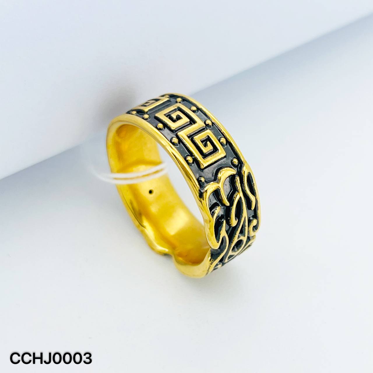 CC FESYEN 黑金戒指