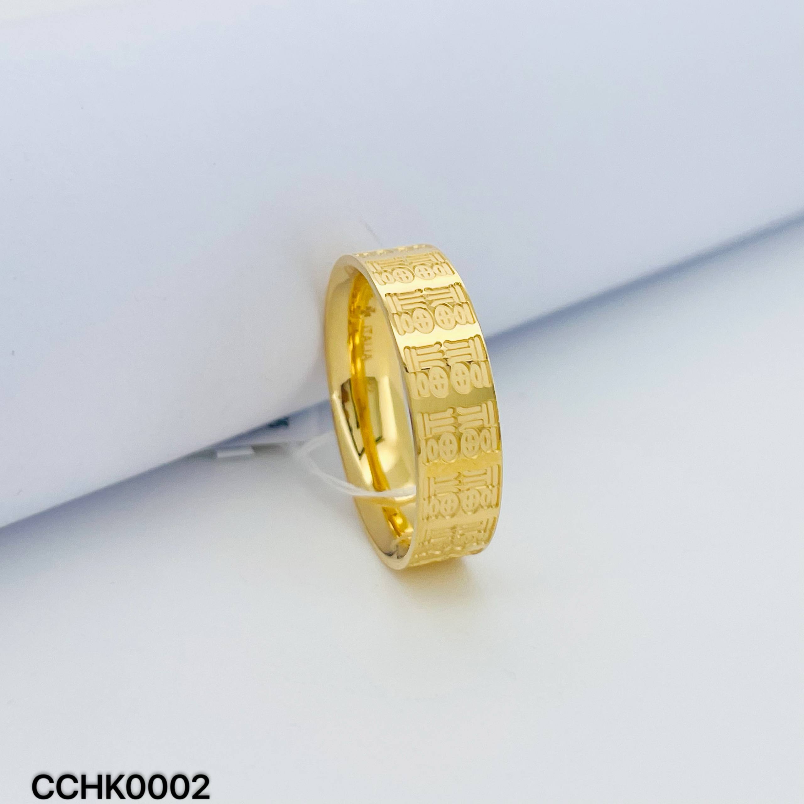 CC HOCK COMFORT RING (ITALIA) 福字戒指