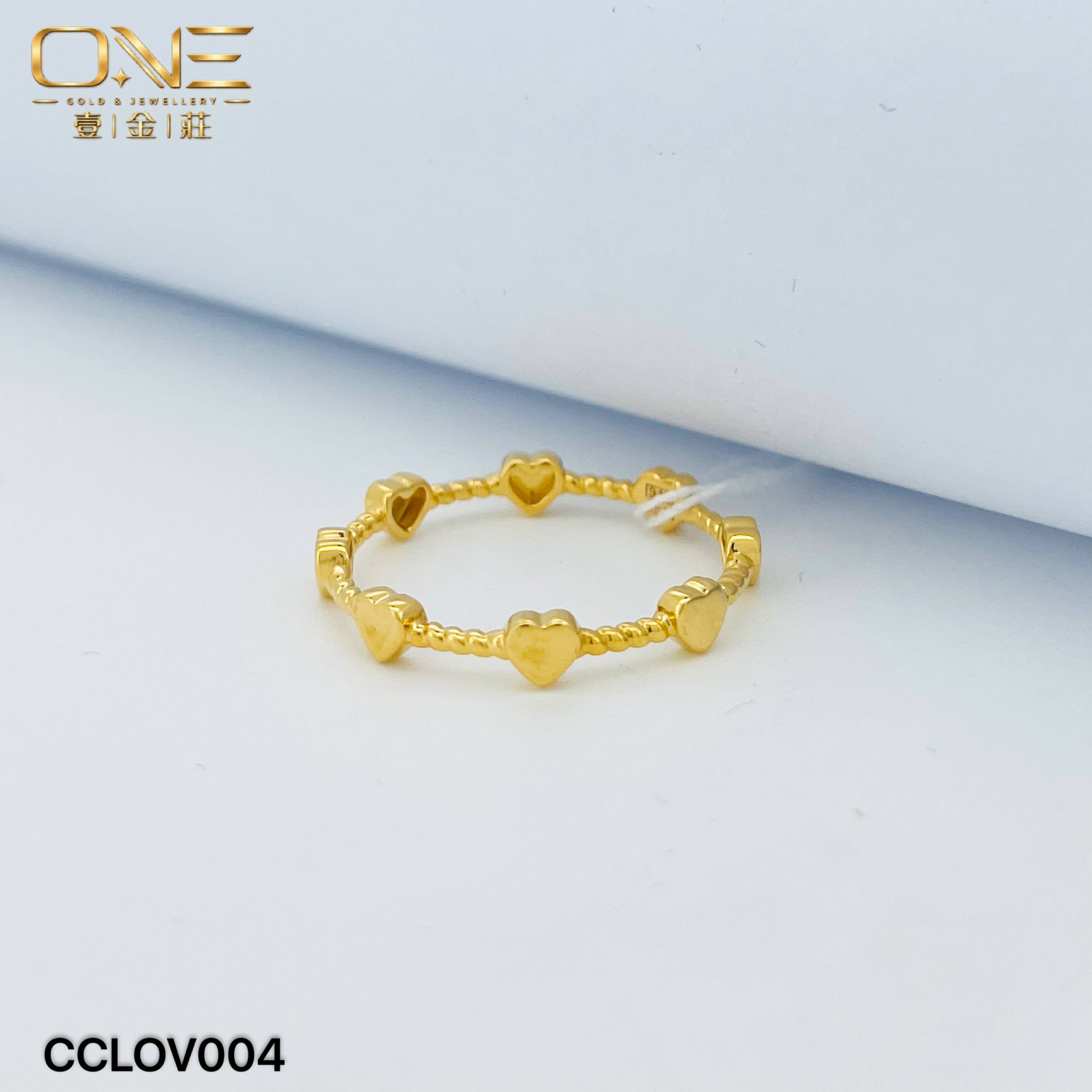 CC LOVE 爱心戒指