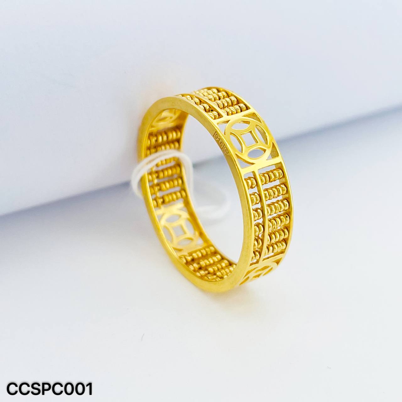 CC SEMPOA COPPERCOIN 铜钱算盘戒指