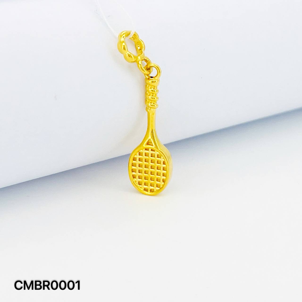 CHARM BADMINTON RACKET 硬金羽球拍吊坠