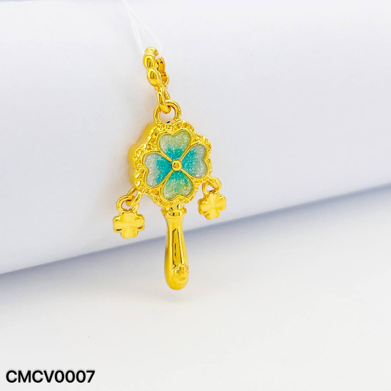 CHARM CLOVER 硬金四叶草吊坠