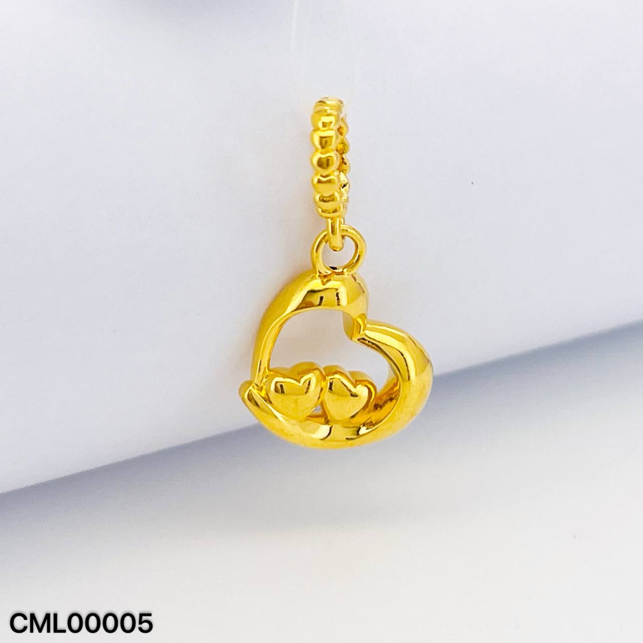 CHARM LOVE 硬金爱心吊坠