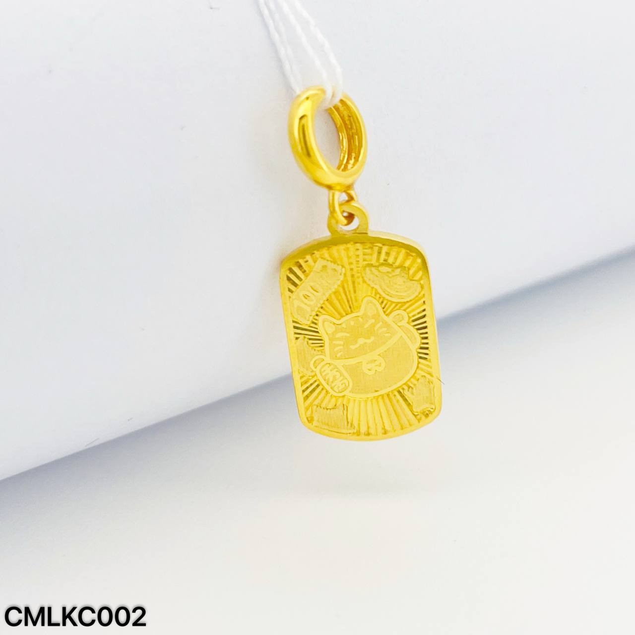CHARM LUCKY CAT 七彩招财猫吊坠