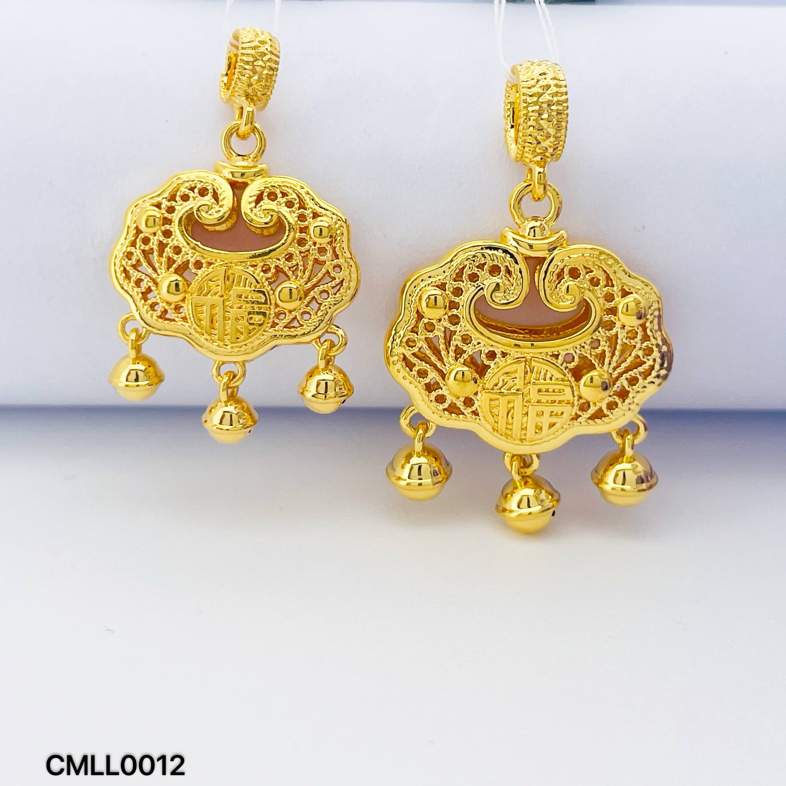 CHARM LONG LIFE 硬金平安锁吊坠