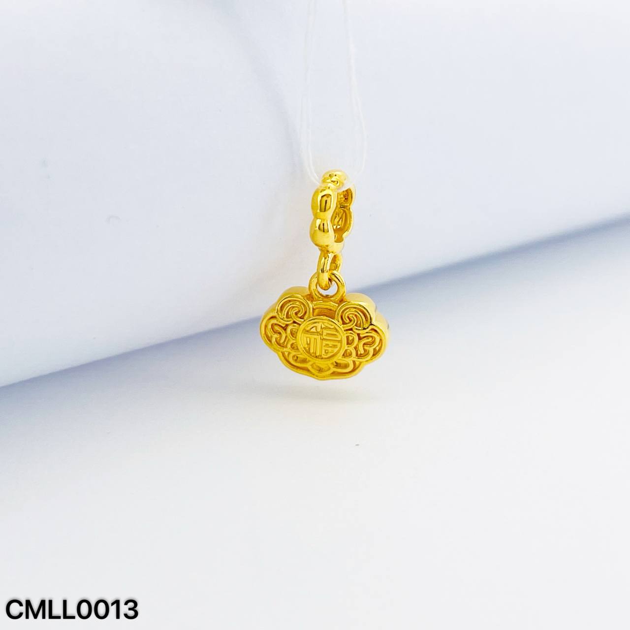 CHARM LONG LIFE 硬金平安锁吊坠