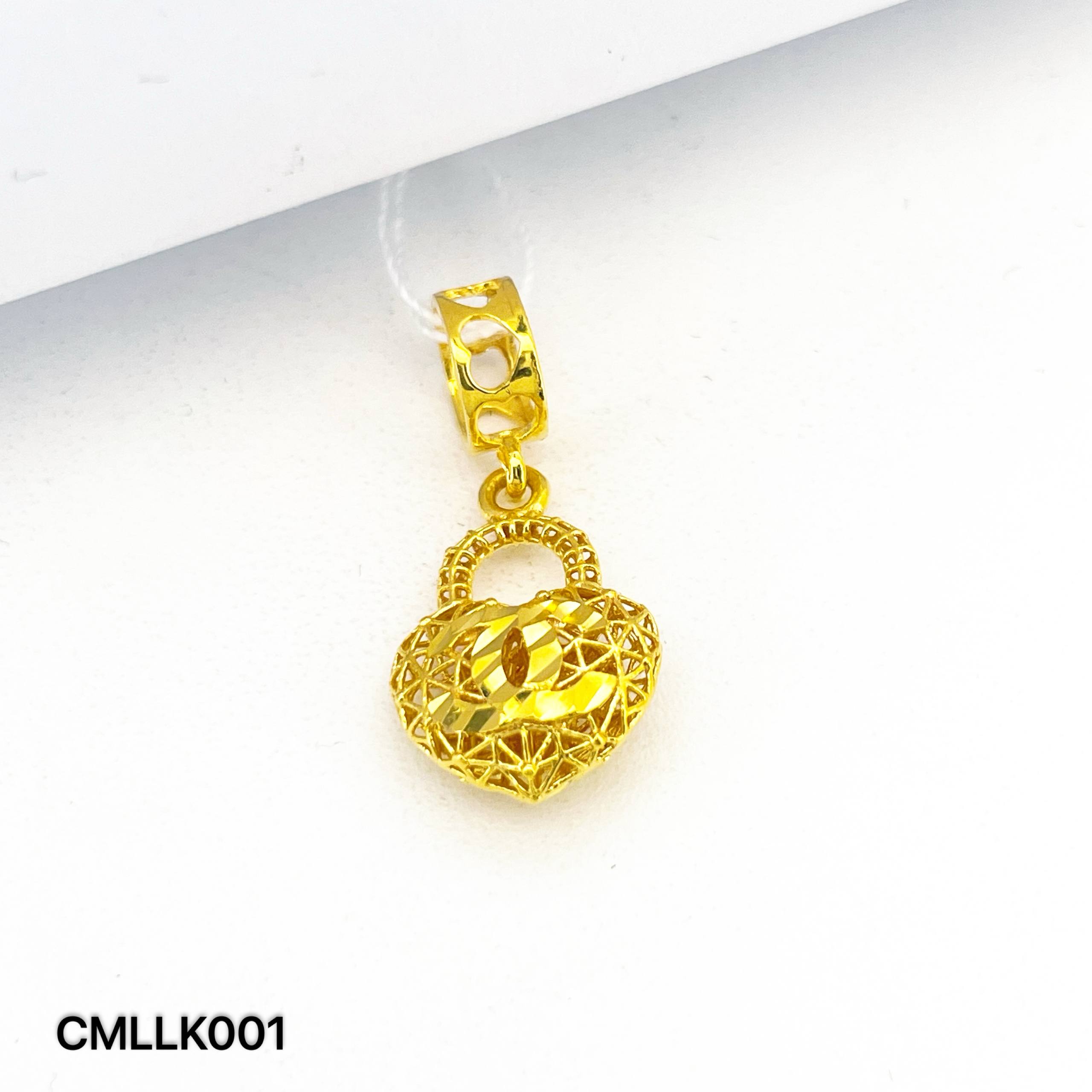 CHARM LOVE LOCK 爱心锁吊坠