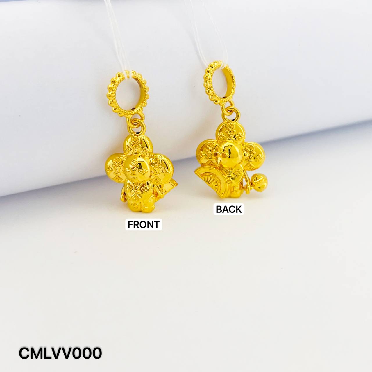 CHARM LV VIVIENNE 硬金路易威登公仔吊坠