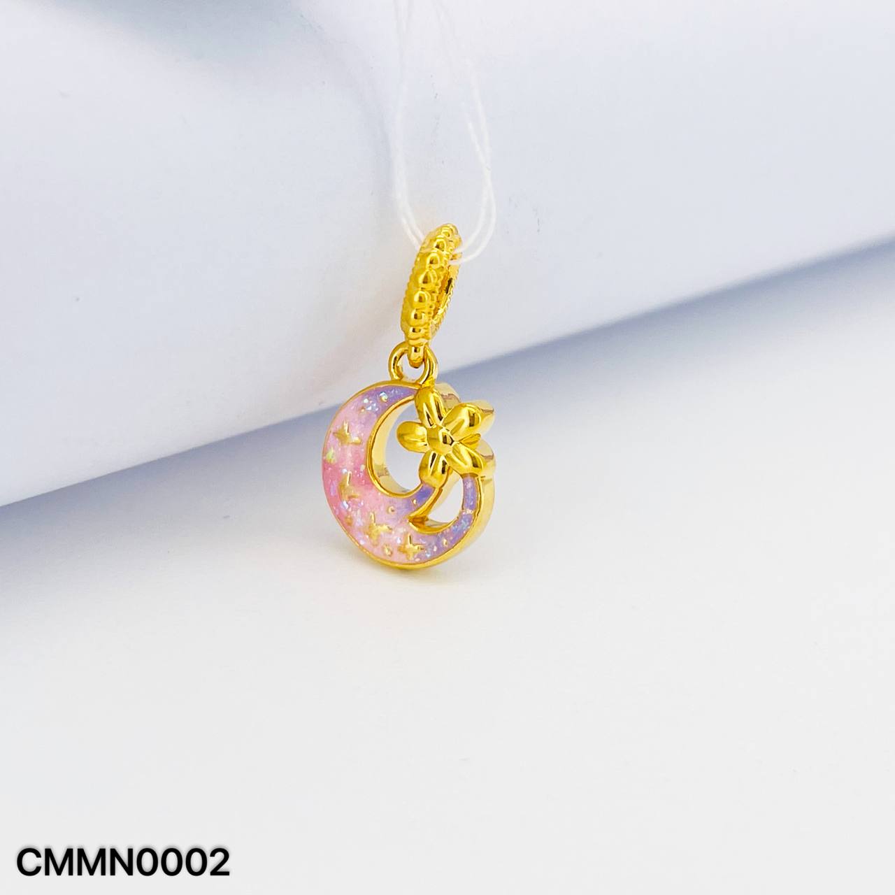 CHARM MOON 硬金月亮吊坠