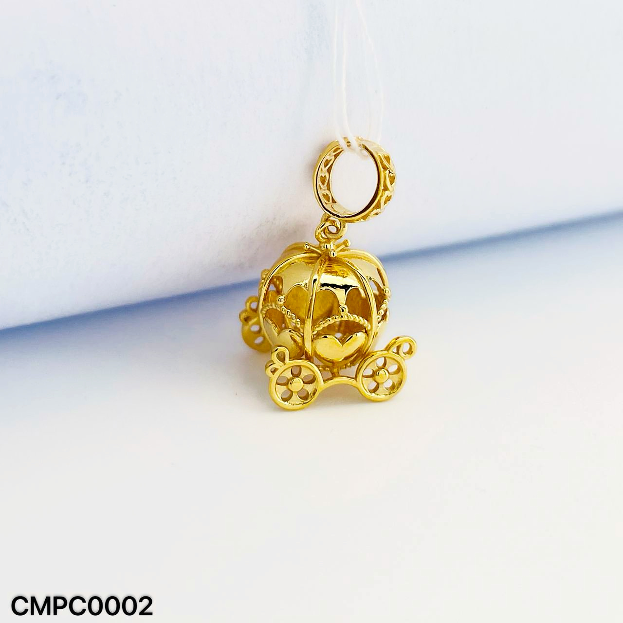 CHARM PUMPKIN CART 南瓜车吊坠