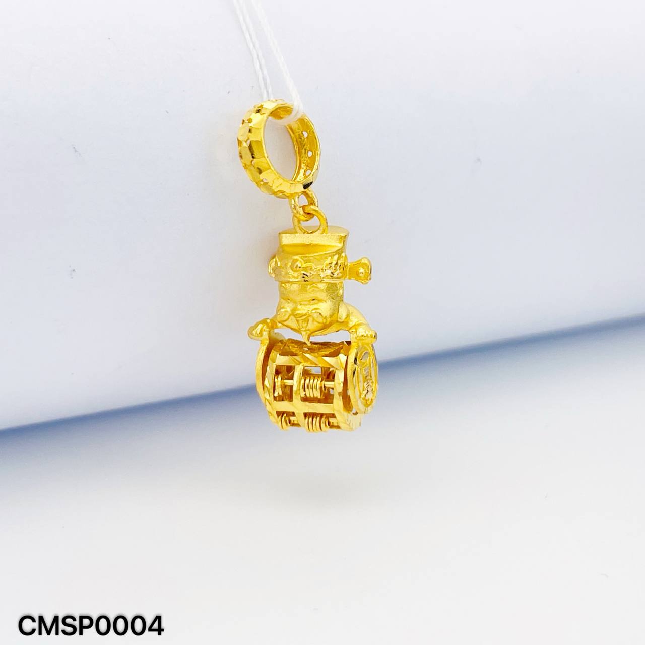CHARM SEMPOA 财神爷算盘吊坠