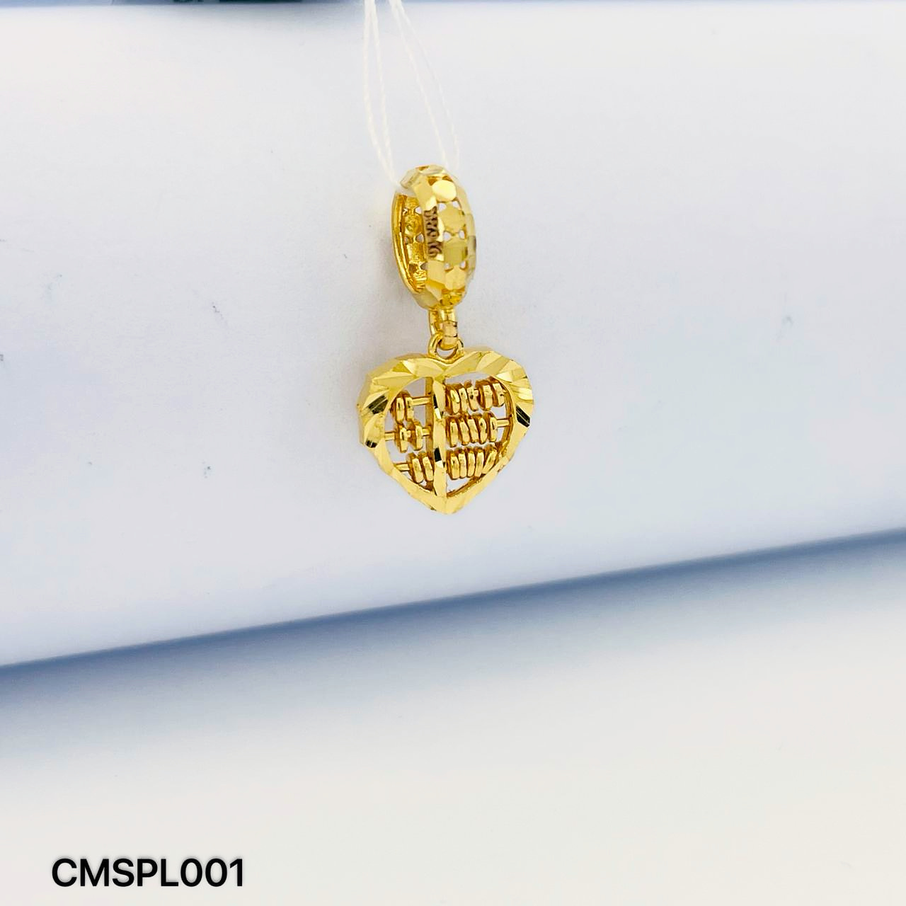 CHARM SEMPOA LOVE 爱心算盘吊坠