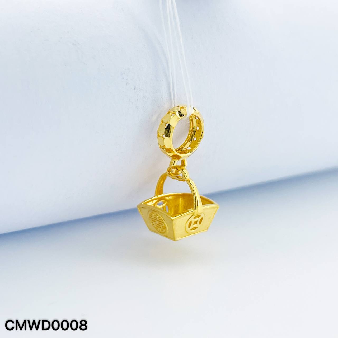CHARM WEDDING 囍字金斗吊坠