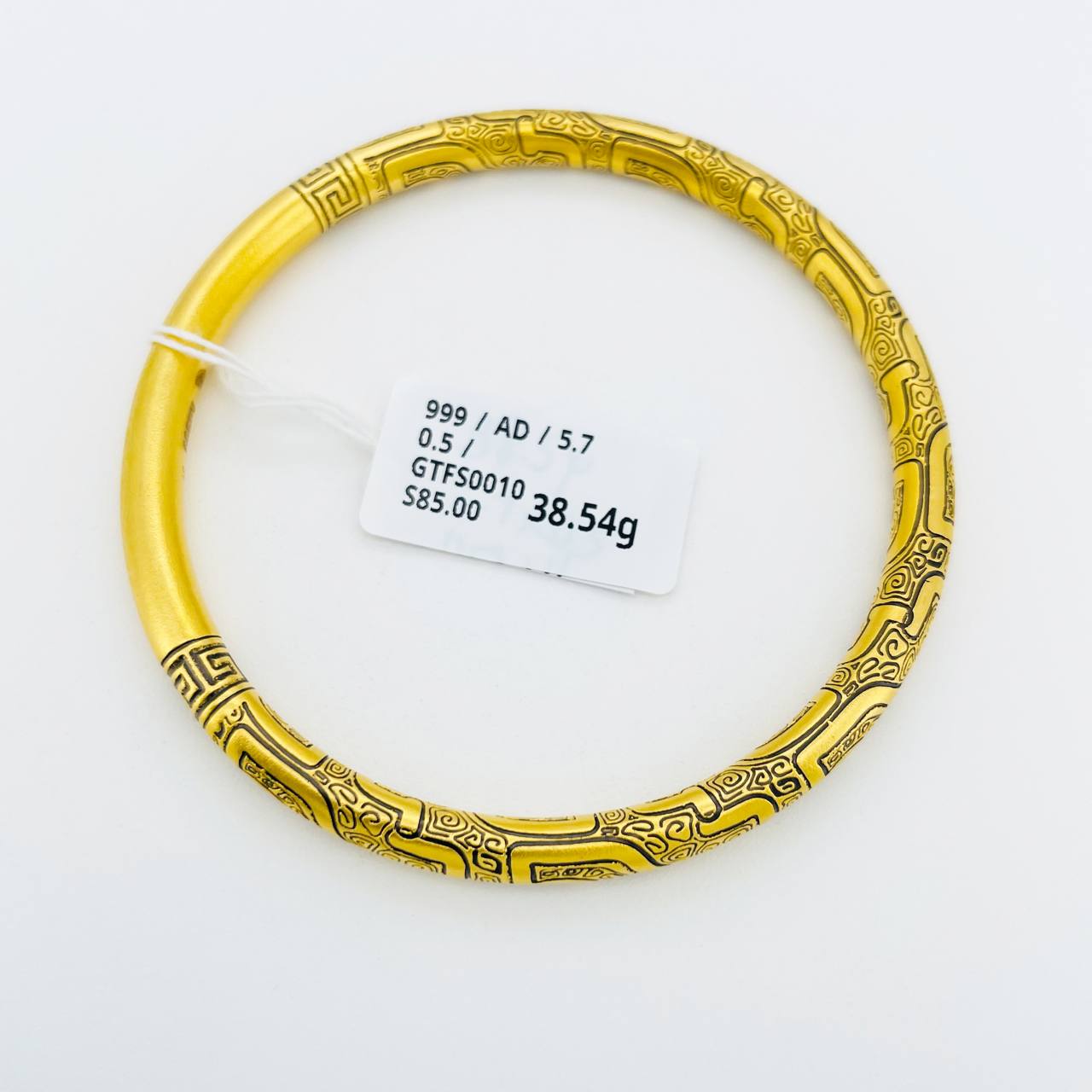 GT FESYEN 足金黑金手镯