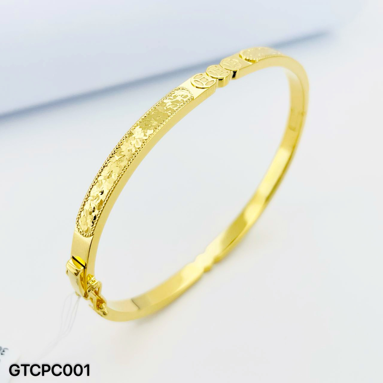 GT COPPER COIN 碎碎冰铜钱手镯
