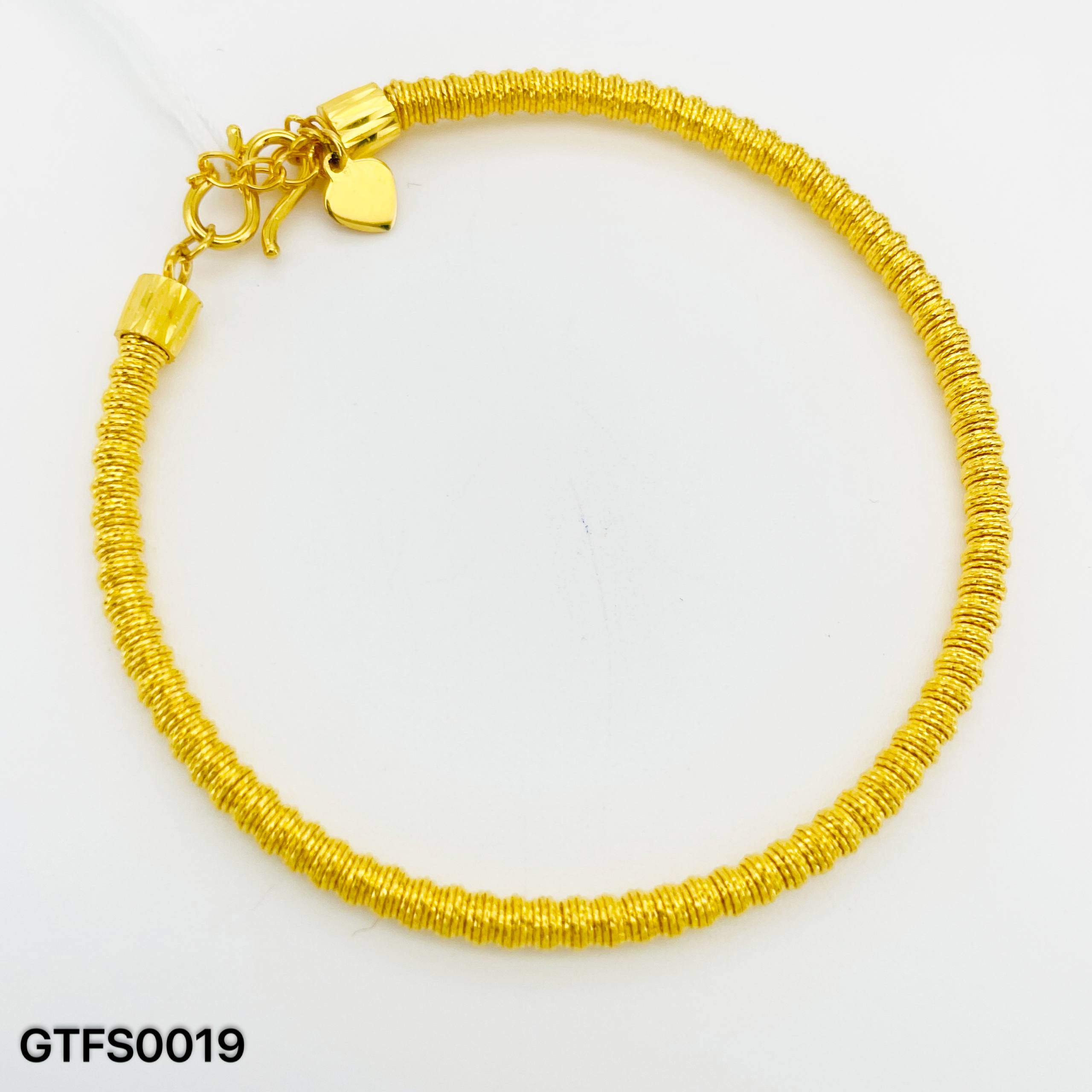 GT FESYEN 足金编绳手镯