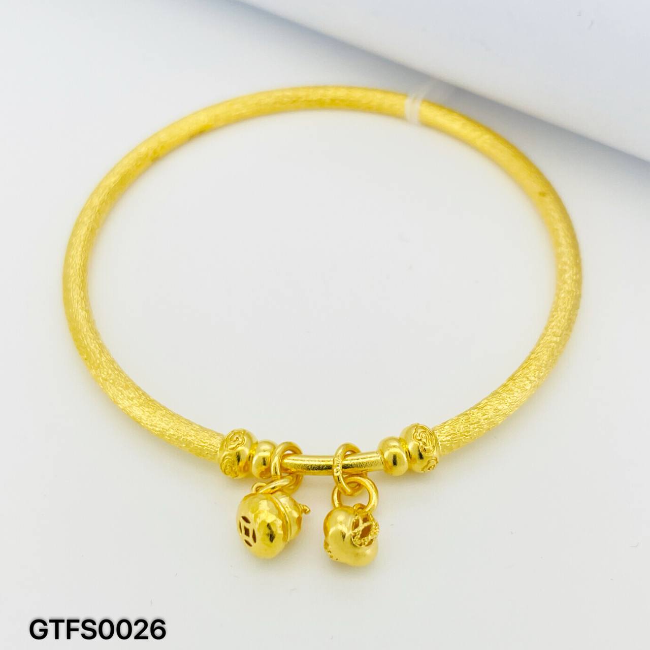 GT FESYEN 足金古法葫芦手镯