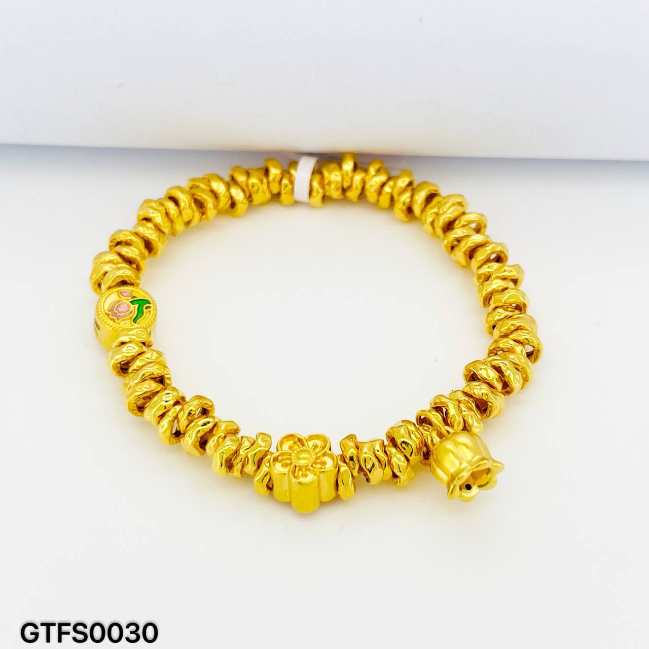 GT FESYEN 足金盘缠手串
