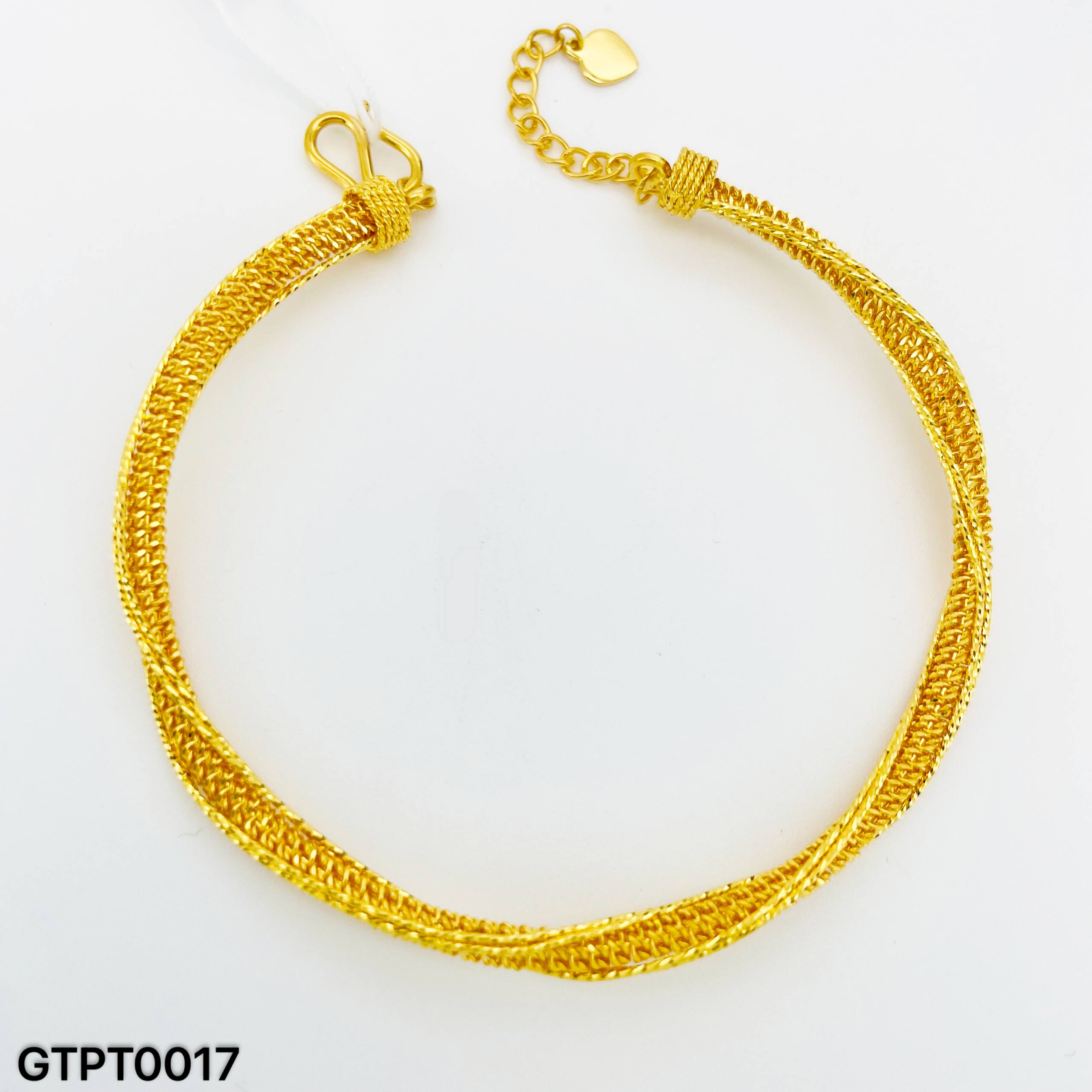 GT PINTAL 足金麻绳手镯