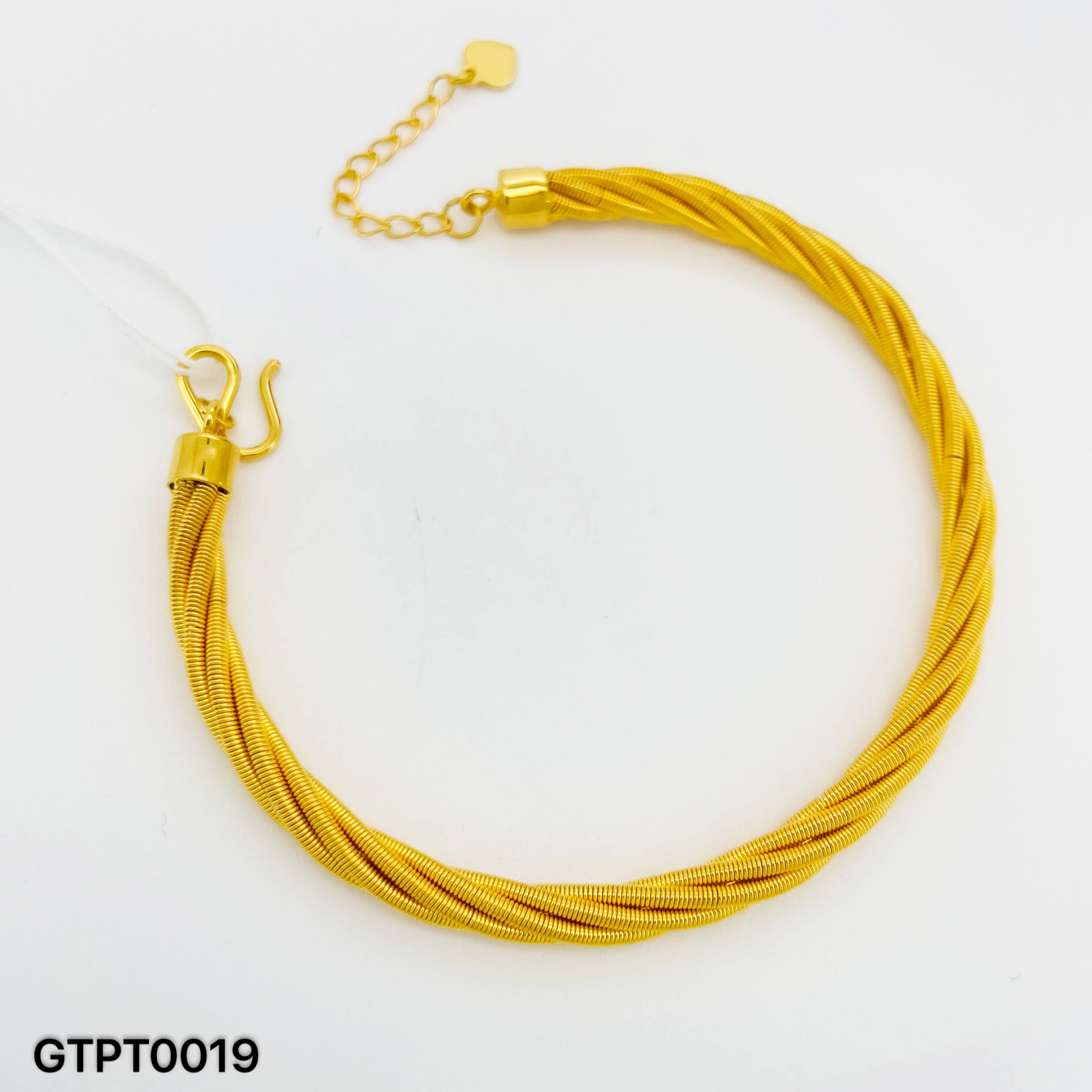 GT PINTAL 足金麻绳手镯