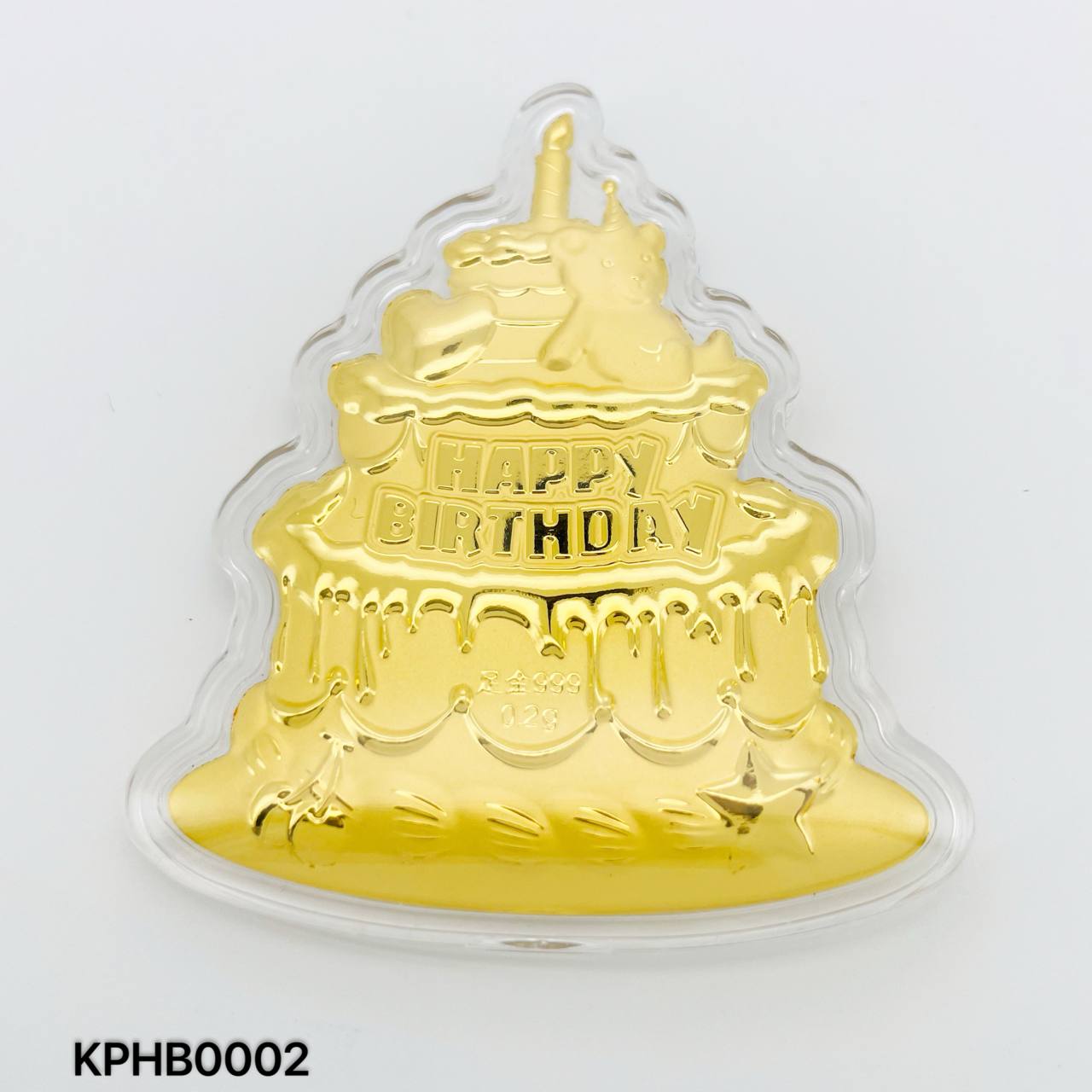 KP HAPPY BIRTHDAY CAKE 生日快乐蛋糕金片