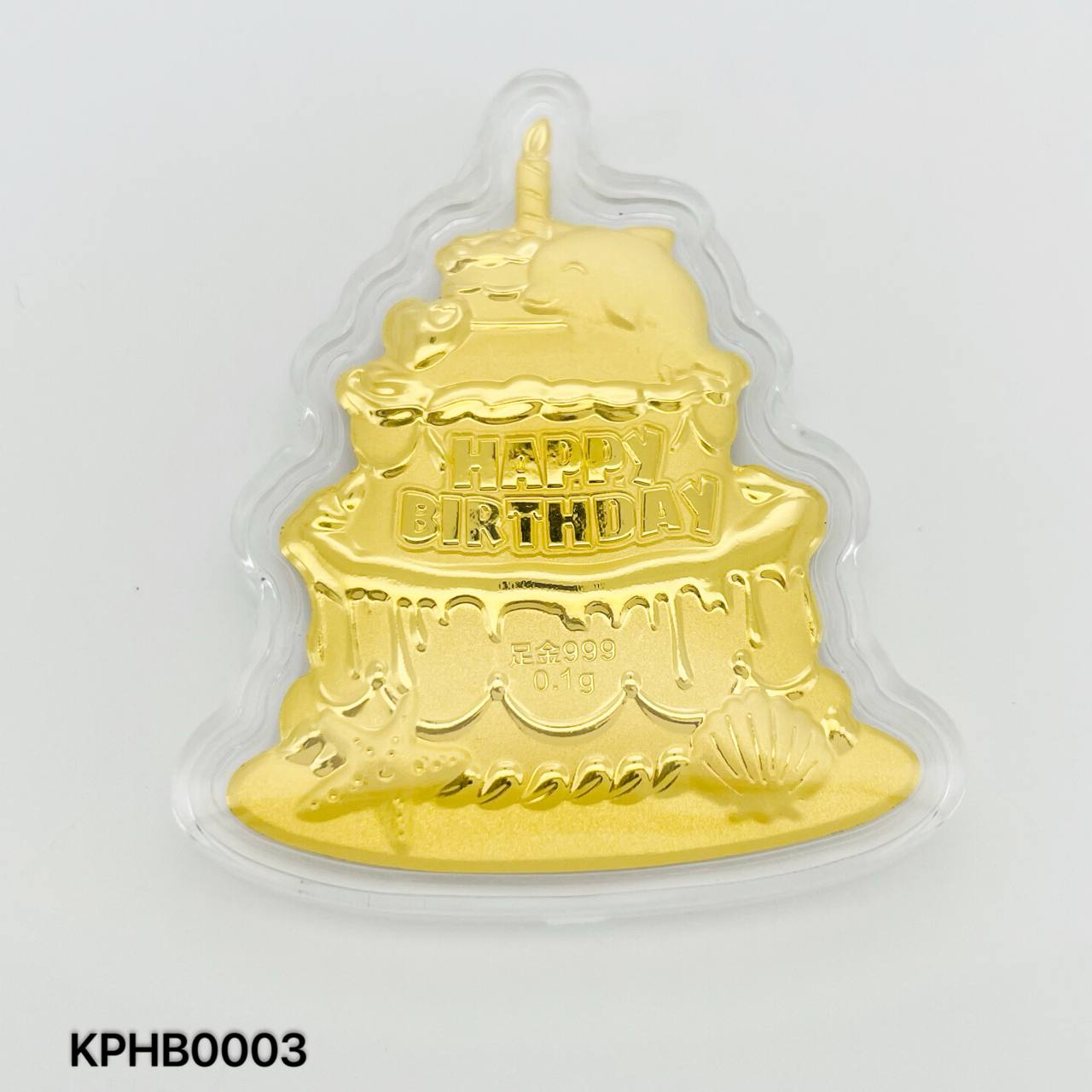 KP HAPPY BIRTHDAY CAKE 生日快乐蛋糕金片