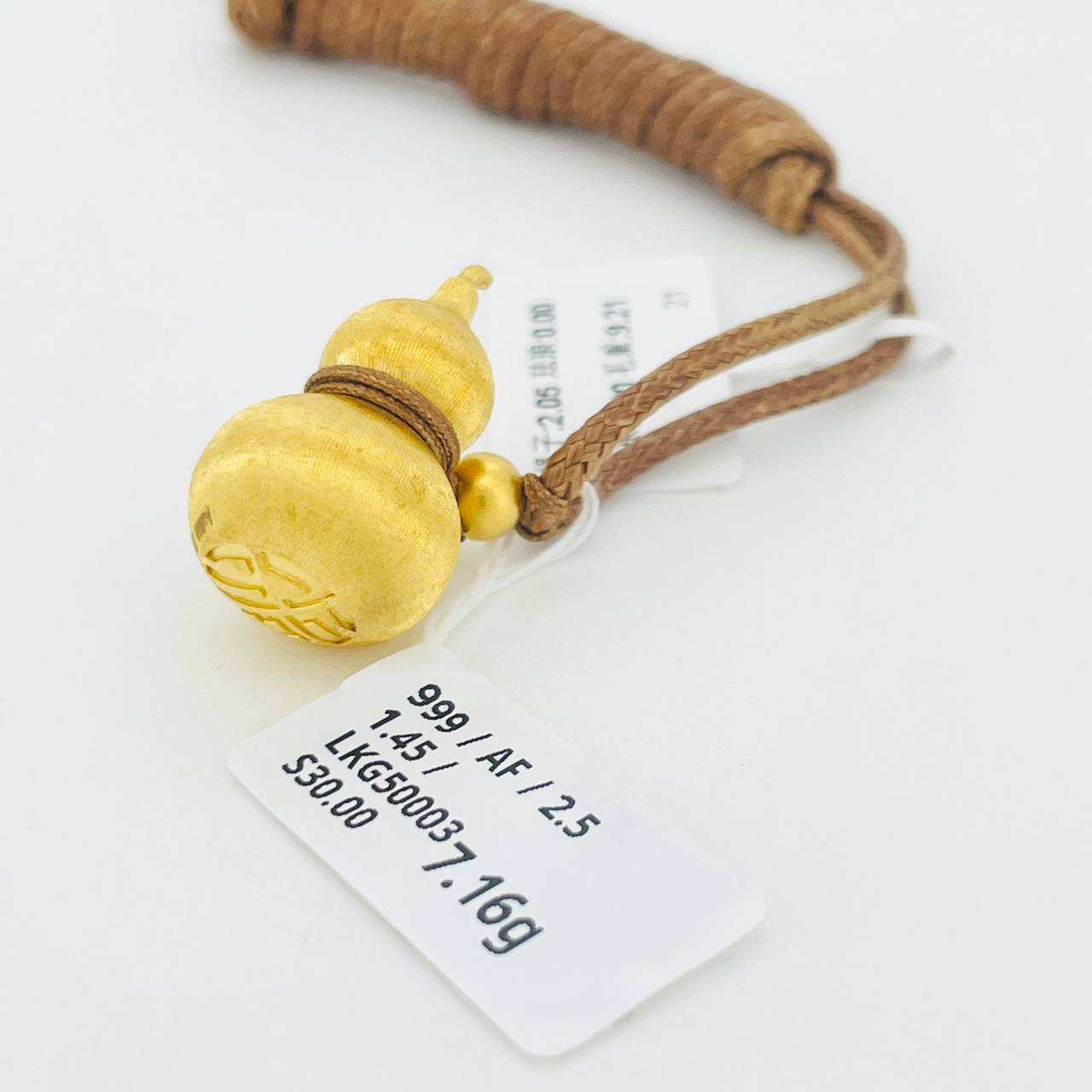 LOKET GOURD 999拉丝葫芦吊坠 thumbnail 8