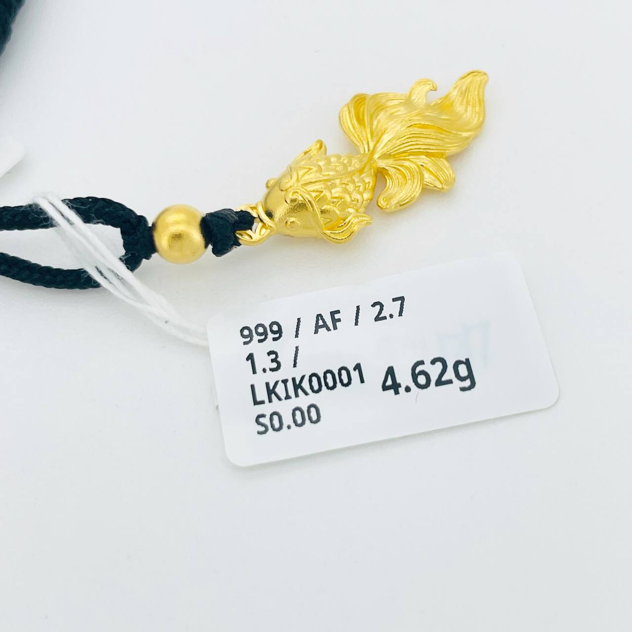 LOKET IKAN 999 金鱼吊坠