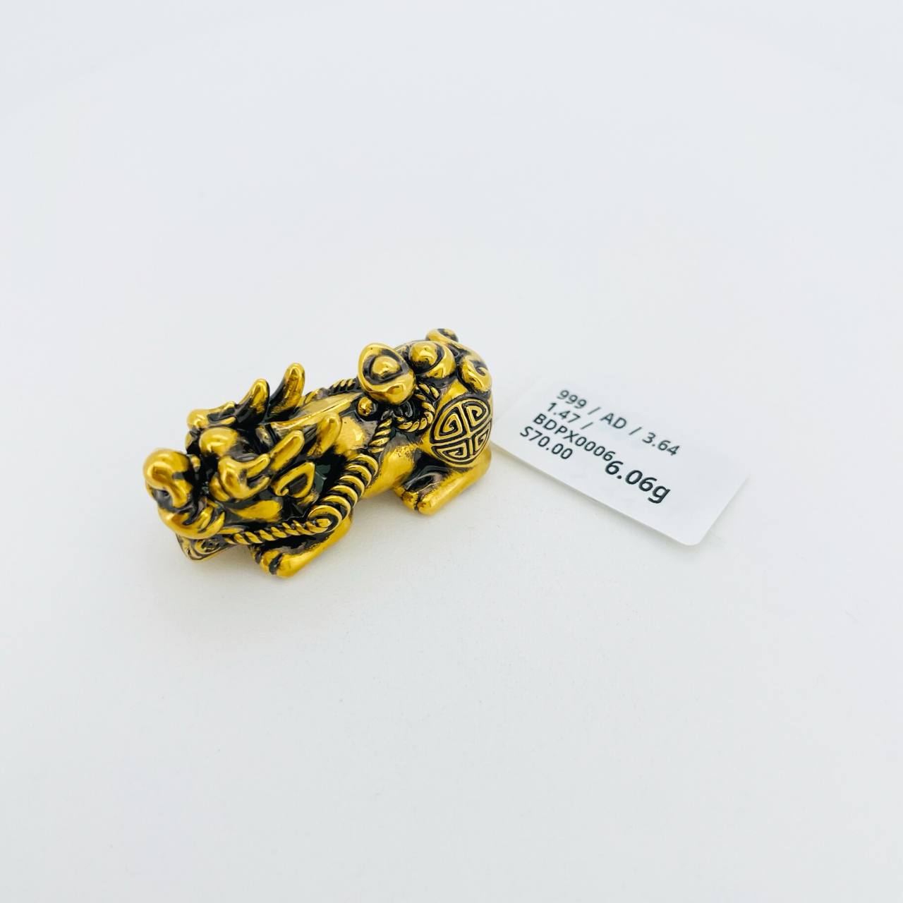 BEAD PIXIU 黑金貔貅吊坠 thumbnail 5