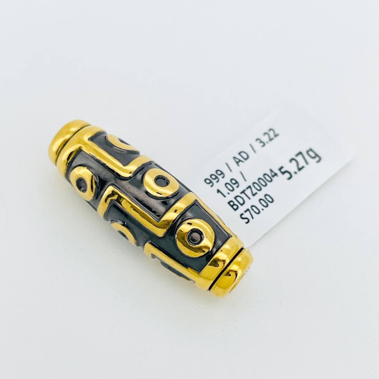 BEAD TIANZHU BALL 黑金天珠吊坠