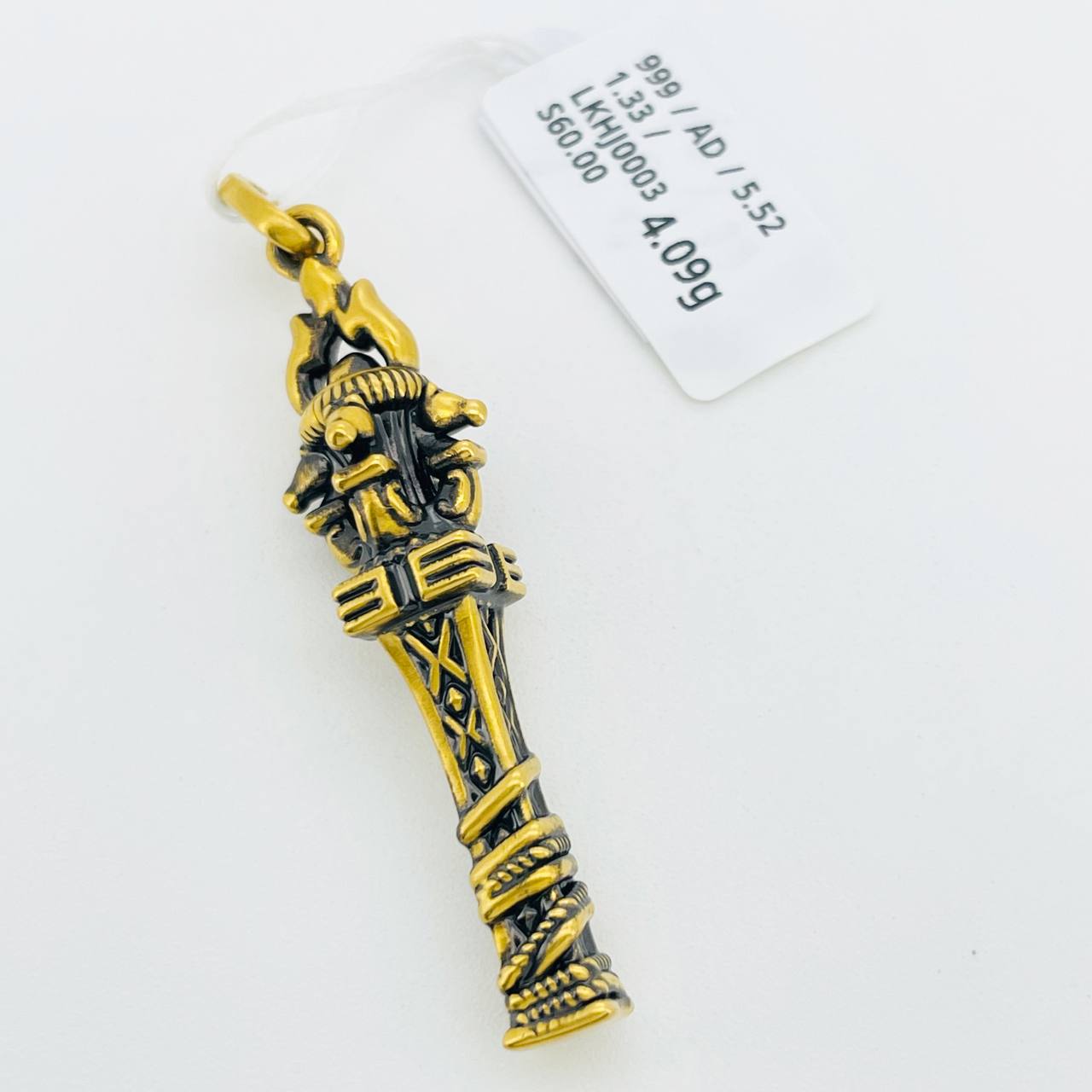LOKET FESYEN 黑金吊坠