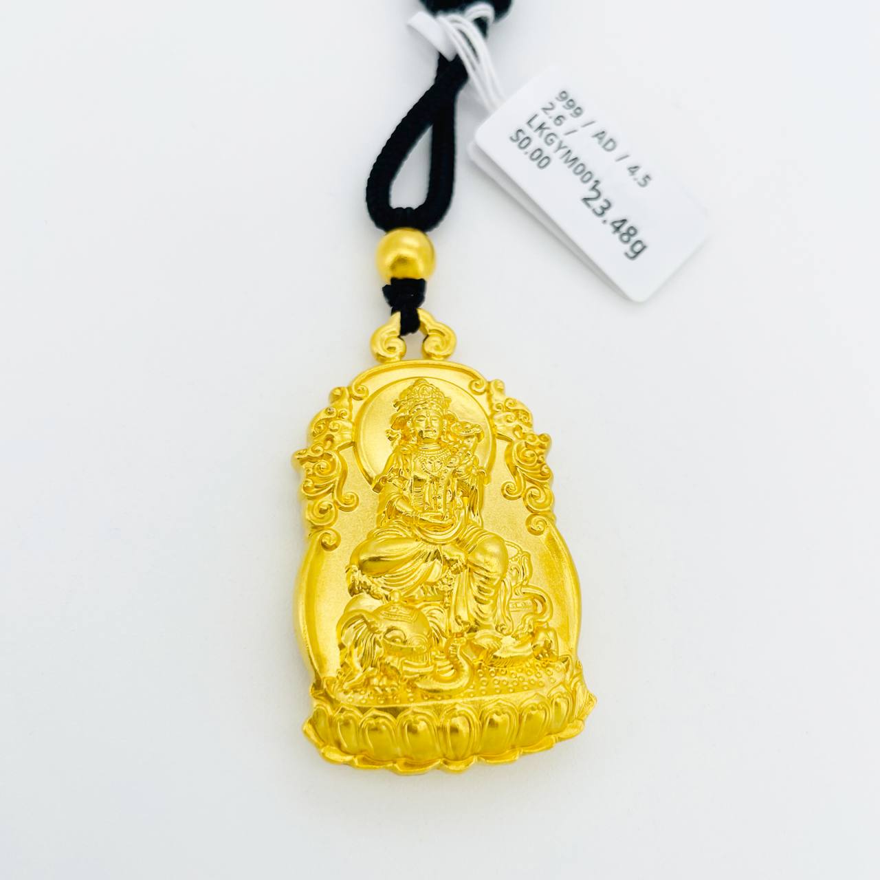 LOKET GUANYIN 足金观音吊坠