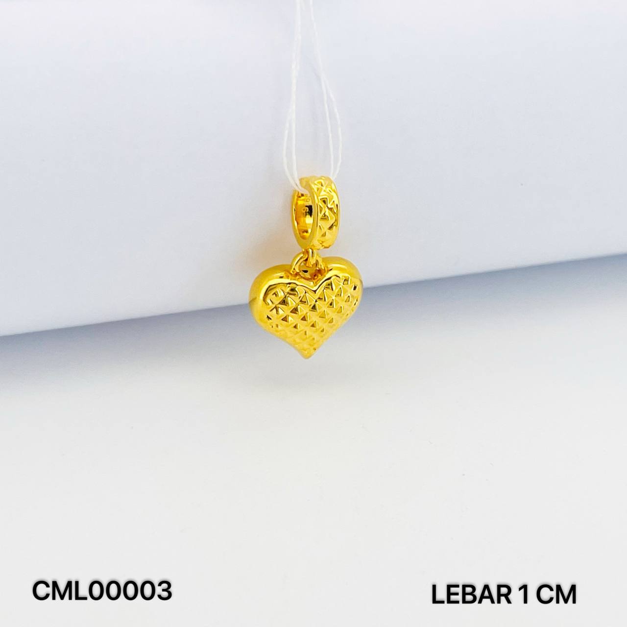 CHARM LOVE 硬金爱心吊坠 thumbnail 2