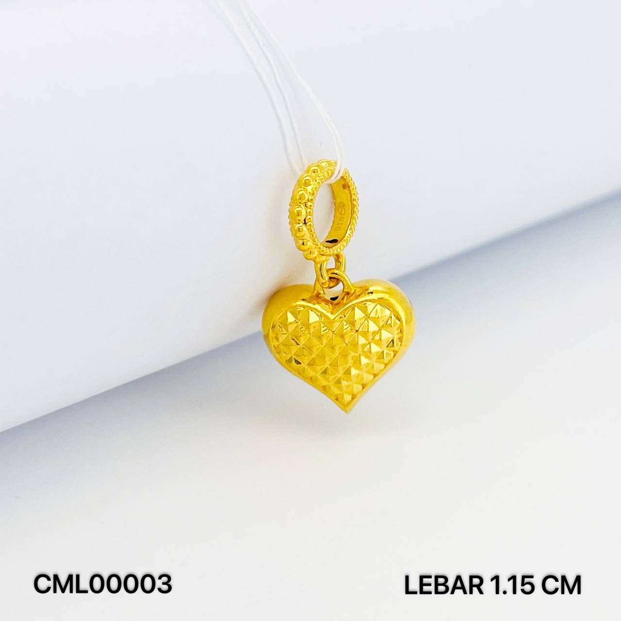 CHARM LOVE 硬金爱心吊坠