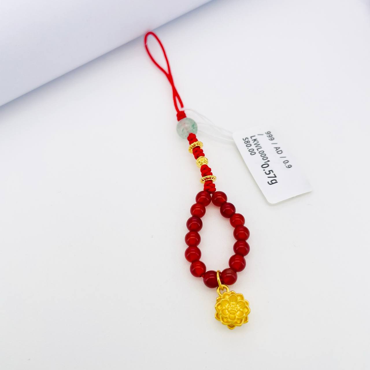 LOKET WATER LILY 999荷花吊坠配件